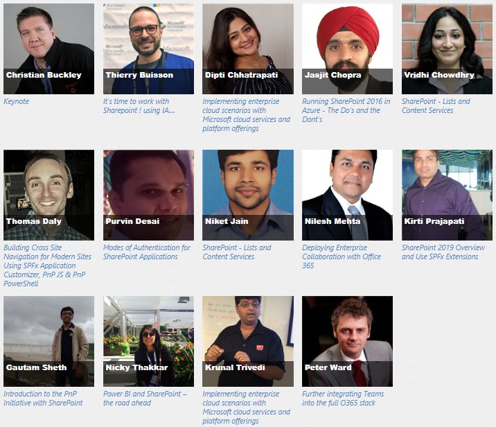 spsahmedabad's tweet photo. 5 days to go for 1st ever SPS Ahmedabad. Great speakers line up.
@spsahmedabad #spsahmedabad @SPS_Events #spsevents
@rapidcircle @SoHodragon @SharePoint @OfficeDev @Office365 @Microsoft @MicrosoftTeams @MSPowerBI https://t.co/loCD0ak23a