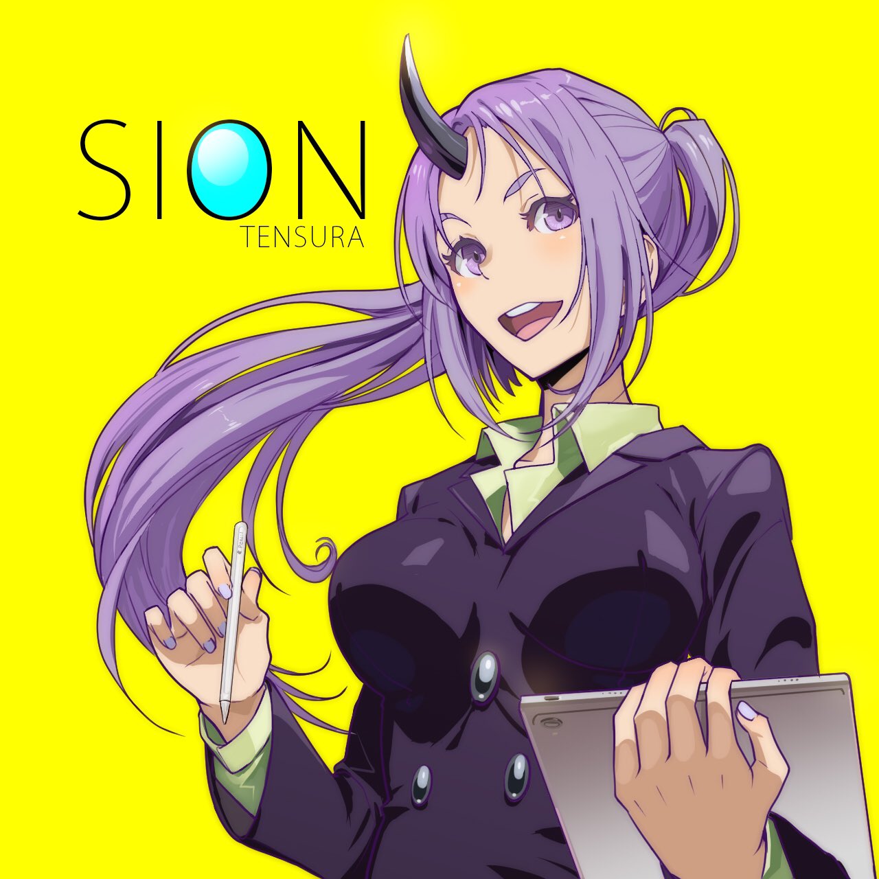 Palm 転スラ アニメ見ています そろそろ好きなキャラ達がどんどん登場してくるはず Ipadは出るし 転スラはアニメになるし良い年です Ipad 転生したらスライムだった件 転スラ シオン T Co Efdylxbrji Twitter