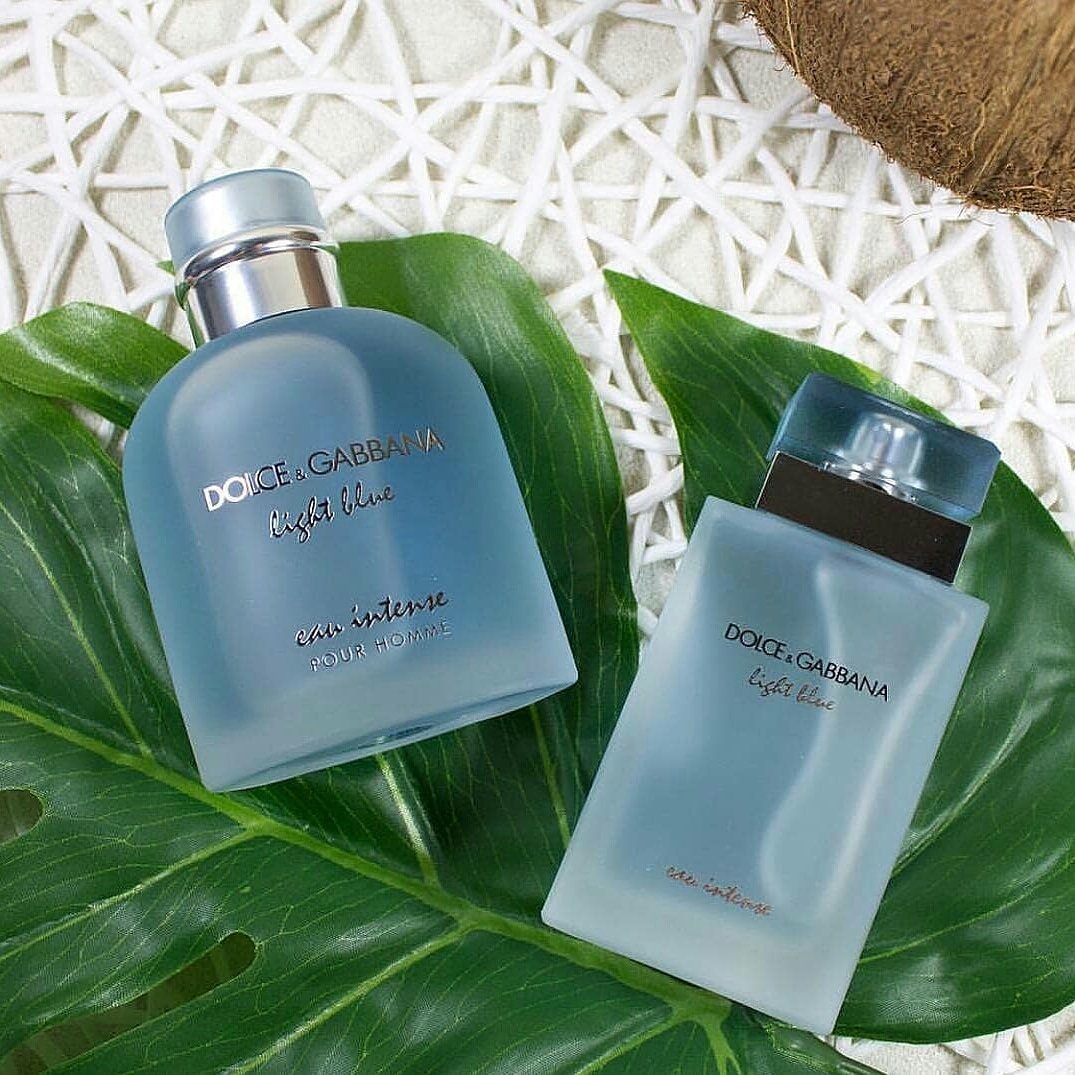 Essenza on Twitter: "The sensual Dolce &amp; Light Blue Eau Intense Pour and Pour Femme made for a man and woman who are daring and confident, dominant and captivating. #
