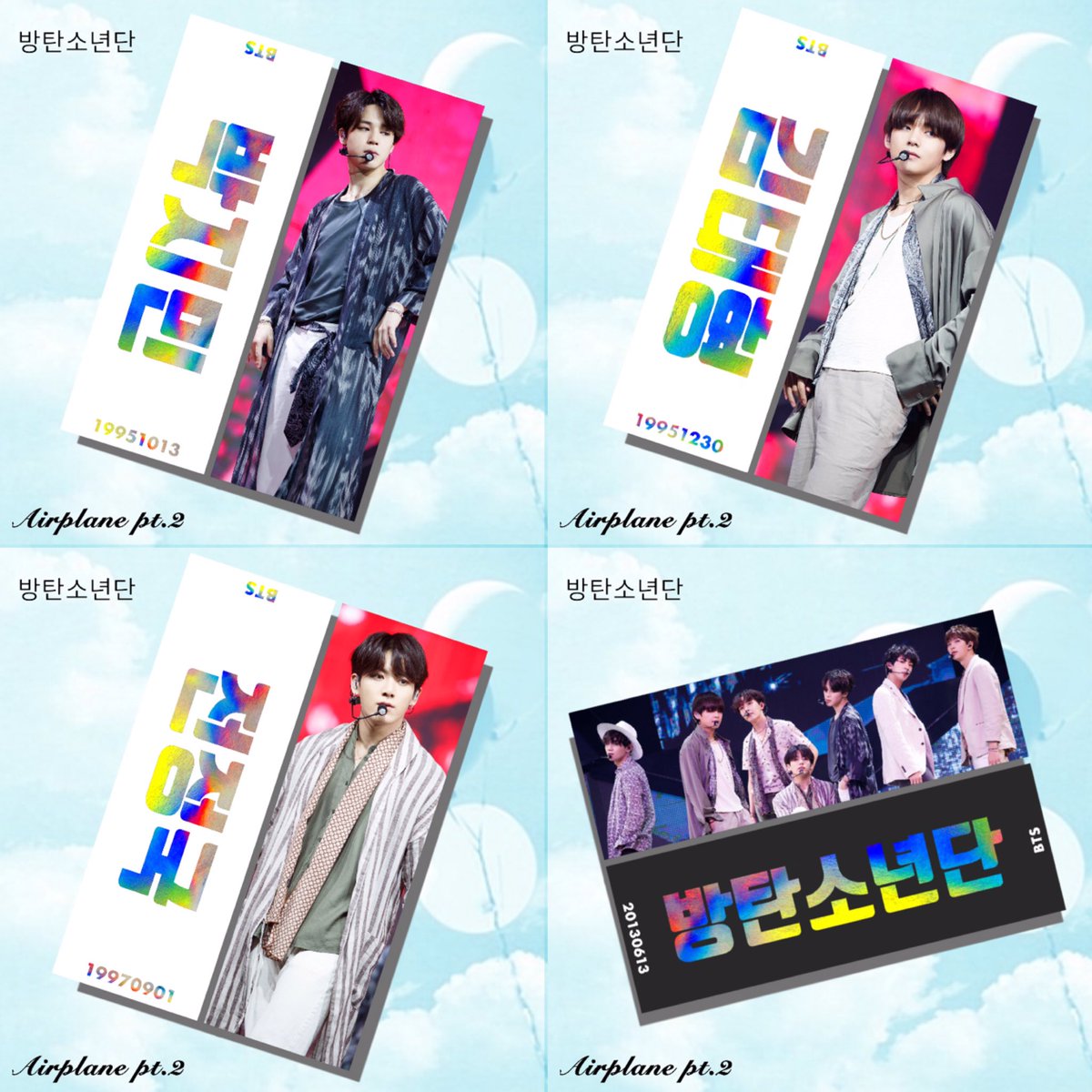 BTS 紙スローガン 配布

少し遅いですが😂
日本版シングル発売記念にAirplane pt.2の服装のスローガンを製作してみました💖

🌟配布期間11/25まで
ファミマ、ローソン、サークルK、サンクス

配布方法
①フォロー②リツイート③欲しい等のリプ
DMに印刷番号を送らせていただきます