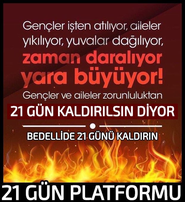 SerenayAnnesi's tweet photo. Gençler 2 yıl celp bekleyemezler. Bu büyük haksızlık olur. 21 gün gereksiz eğitim kaldırılıp gençlerin önü açılmalı.#BedelliAskerik #tcsavunma #CumhurbaskanıErdoğan https://t.co/qZFayEAiwb