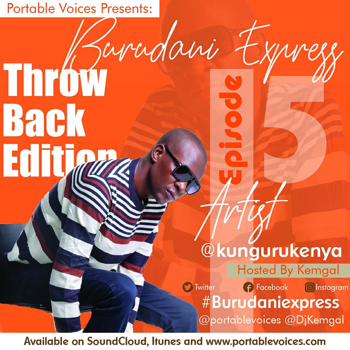 DjKemgal's tweet photo. #BurudaniExpress Episode 5 features the Legend @kungurukenya Listen to it @AllexAyub @HillaryMutai @daynanyange @AlexOburu1 @sudi_tevin @dennothefamous @DjCibinKenya @ez_oclock @e_ruguru @Valeria757 @philipcourtyne @GalgaloAsly >>>> https://t.co/VorBB4giZr https://t.co/GwhmKU0TqF
