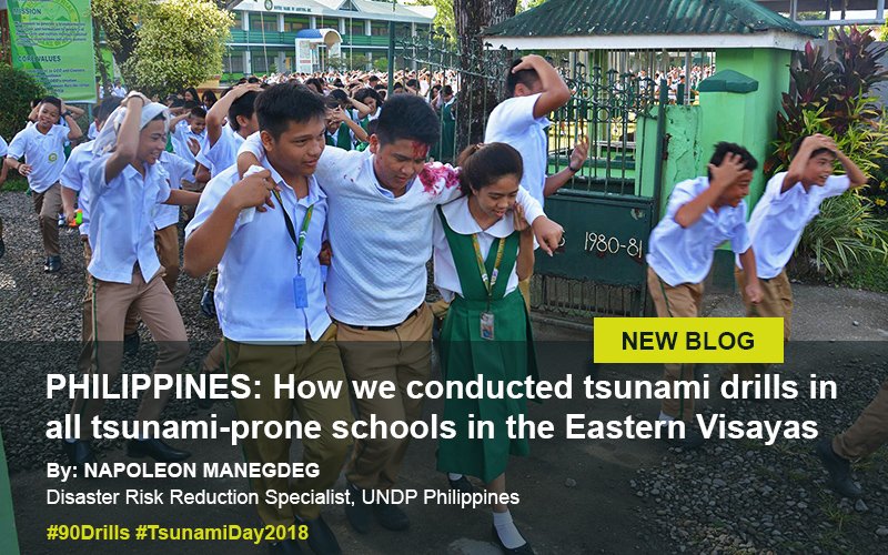 UNDP in Asia and the Pacific (@undpasiapac) on Twitter photo Congratulations,<a href="/UNDP/">UN Development</a> in #Philippines for training 20,000 students & teachers in all #tsunami-prone schools in #EasternVisayas to save their lives in times of natural hazards. Read how they did it bit.ly/2zNoF2V
#90Drills #Switch2Sendai
<a href="/UNDPPH/">UNDP Philippines 🇵🇭</a> @ScheuerJo <a href="/UNDPClimate/">UNDP Climate</a> Congratulations,<a href="/UNDP/">UN Development</a> in #Philippines for training 20,000 students & teachers in all #tsunami-prone schools in #EasternVisayas to save their lives in times of natural hazards. Read how they did it bit.ly/2zNoF2V
#90Drills #Switch2Sendai
<a href="/UNDPPH/">UNDP Philippines 🇵🇭</a> @ScheuerJo <a href="/UNDPClimate/">UNDP Climate</a>