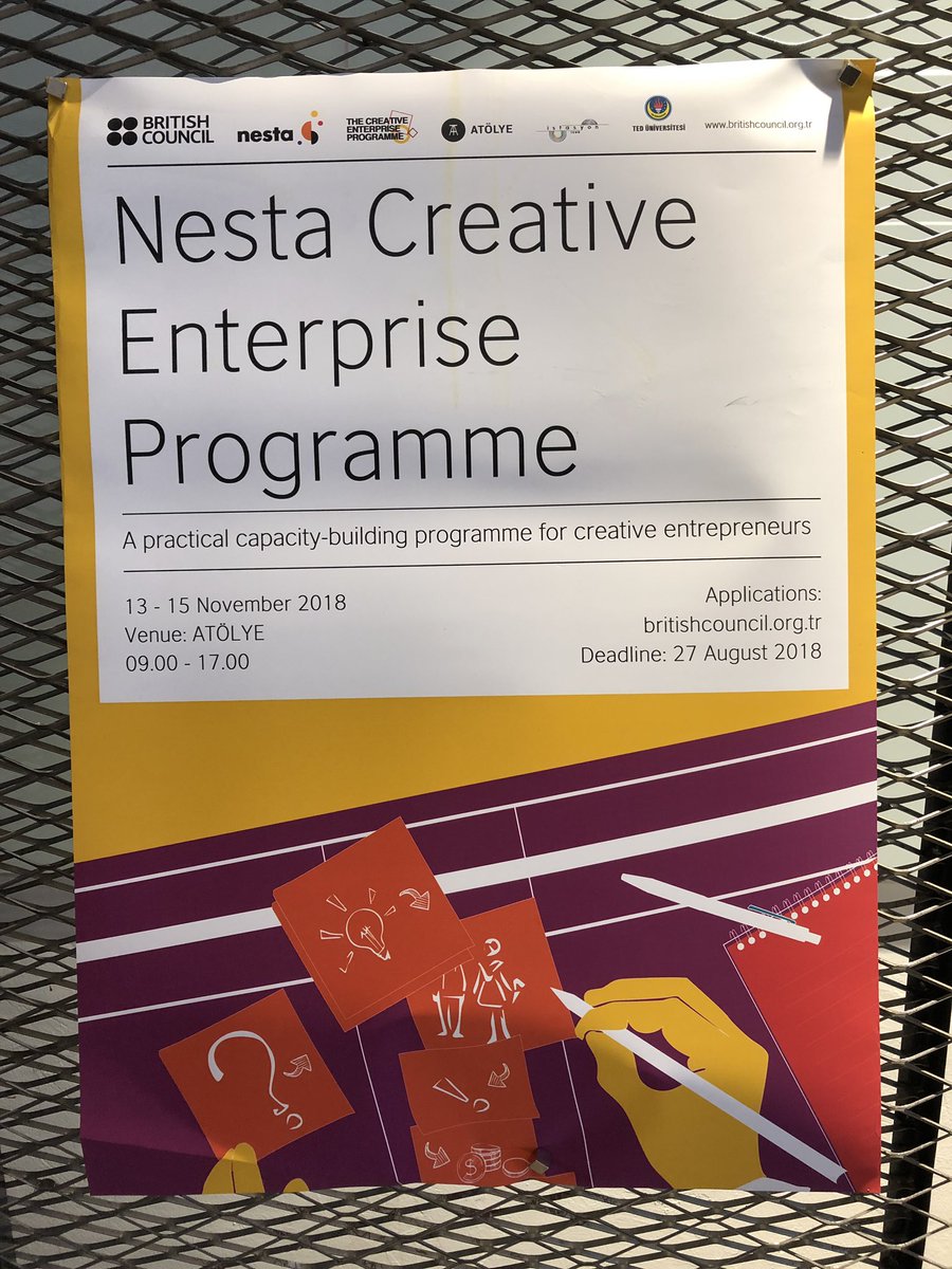 UK_CE's tweet photo. We’re in #Istanbul for @nesta_uk Creative Enterprise Training @Atolyeist. Also home to our @British_Design #MakerLibraryNetwork https://t.co/QF920WgmJr