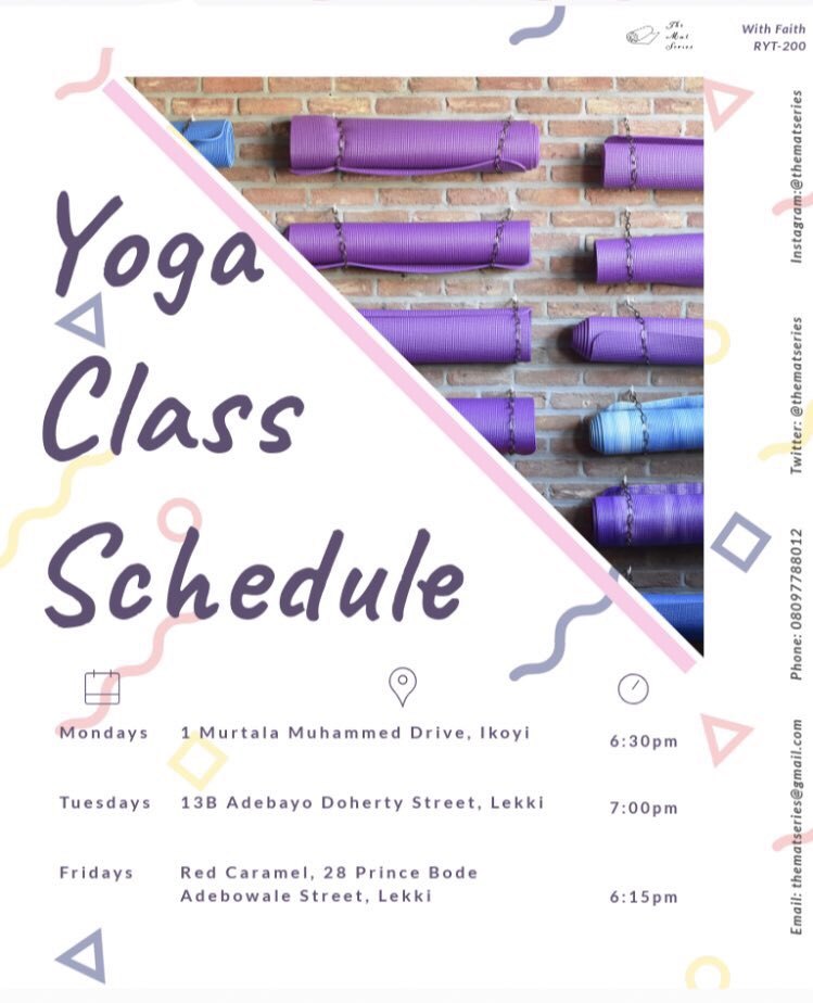 goodfaithyoga's tweet photo. Looking forward to moving with intention this week, hope you can find a day that works for you π§πΏββοΈβ¨#learnpeace https://t.co/ydhCCIDkwp