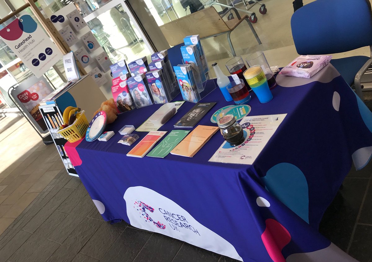 <a href="/CRUKHubNE/">Your CRUK Hub NE</a> are present at Tesco Trinity Sq, come along and chat to one of our awareness nurses, today 12th November, 
<a href="/Tesco/">Tesco</a> @OneYouGateshead <a href="/HWGateshead/">Healthwatch Gateshead</a>