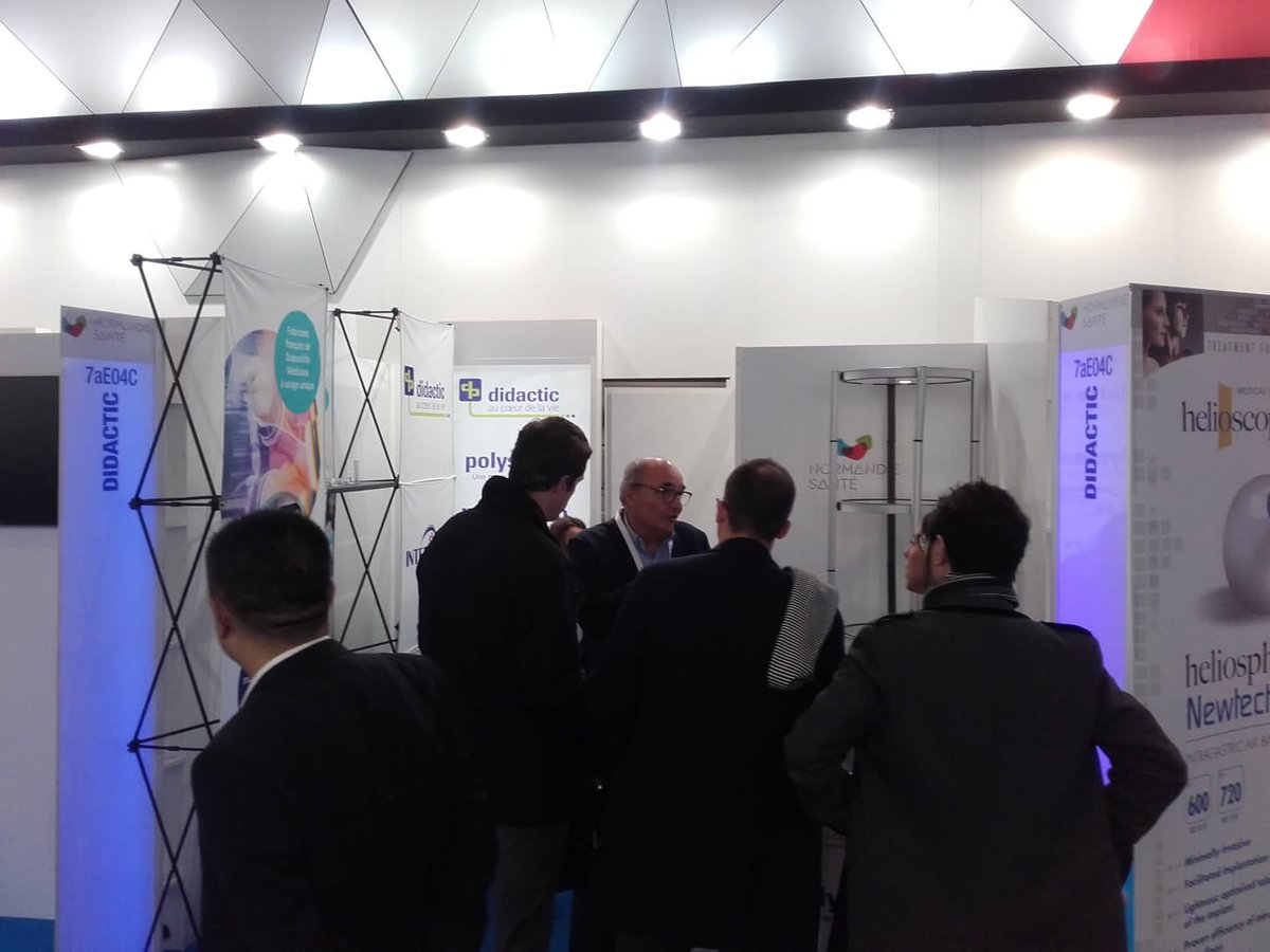 ADNormandie's tweet photo. #Medica2018 is starting ! The 9 Norman companies will be happy to inform you about #PrecisionWireComponents, #HighTech #SingleUse Devices, #marketplace, #ergocycles, 3D #PosturalAnalysis, #RespiratoryDiseasesTreatment #ProfessionalChangingStations ! #NormandieSanté #TradeFair https://t.co/GoKG8hB3j2