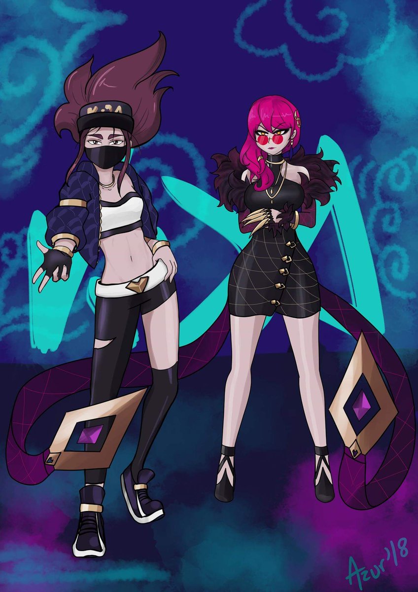 azurthings's tweet photo. Trabajo más reciente! Akali y Evelynn KDA
honestamente no creo hacer a las otras dos :3
Esto es algo de lo mucho que estoy preparando para Concomics, donde por cierto en la publicación oficial de nuestra asistencia ya nos destrozaron ._.
#kda #popstarskda #akali #evelynn https://t.co/US87xtblLE