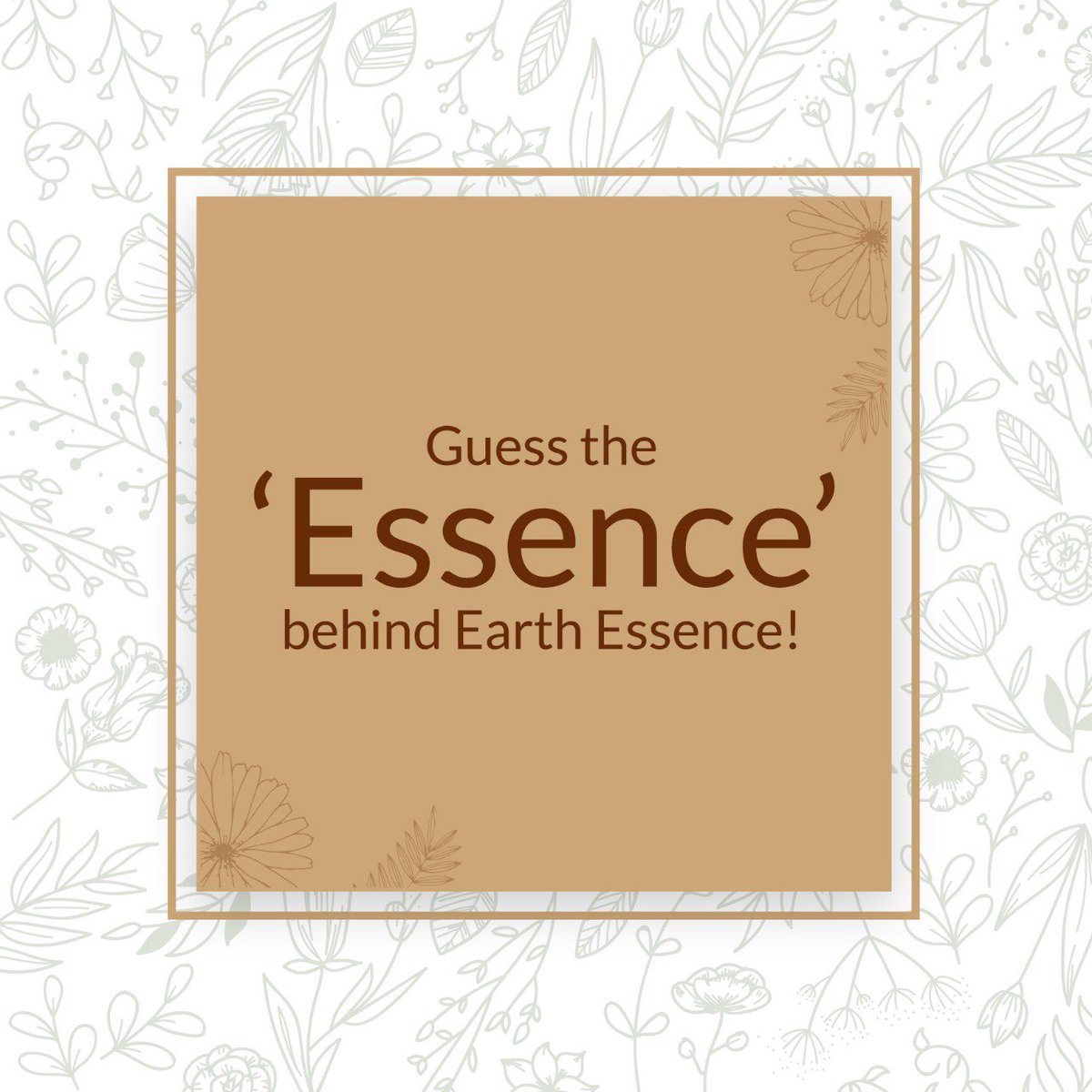 IAmEarthEssence's tweet photo. Well, have you decoded what Earth Essence is all about? If yes, Drop your presumptions in the comment section below to win an exciting range of Earth Essence goodies. If no, one can always keep trying, right?

#EarthEssence #IAmEarthEssence #Reboot #Nature #Contest #ContestAlert https://t.co/GPhGCaAUzc