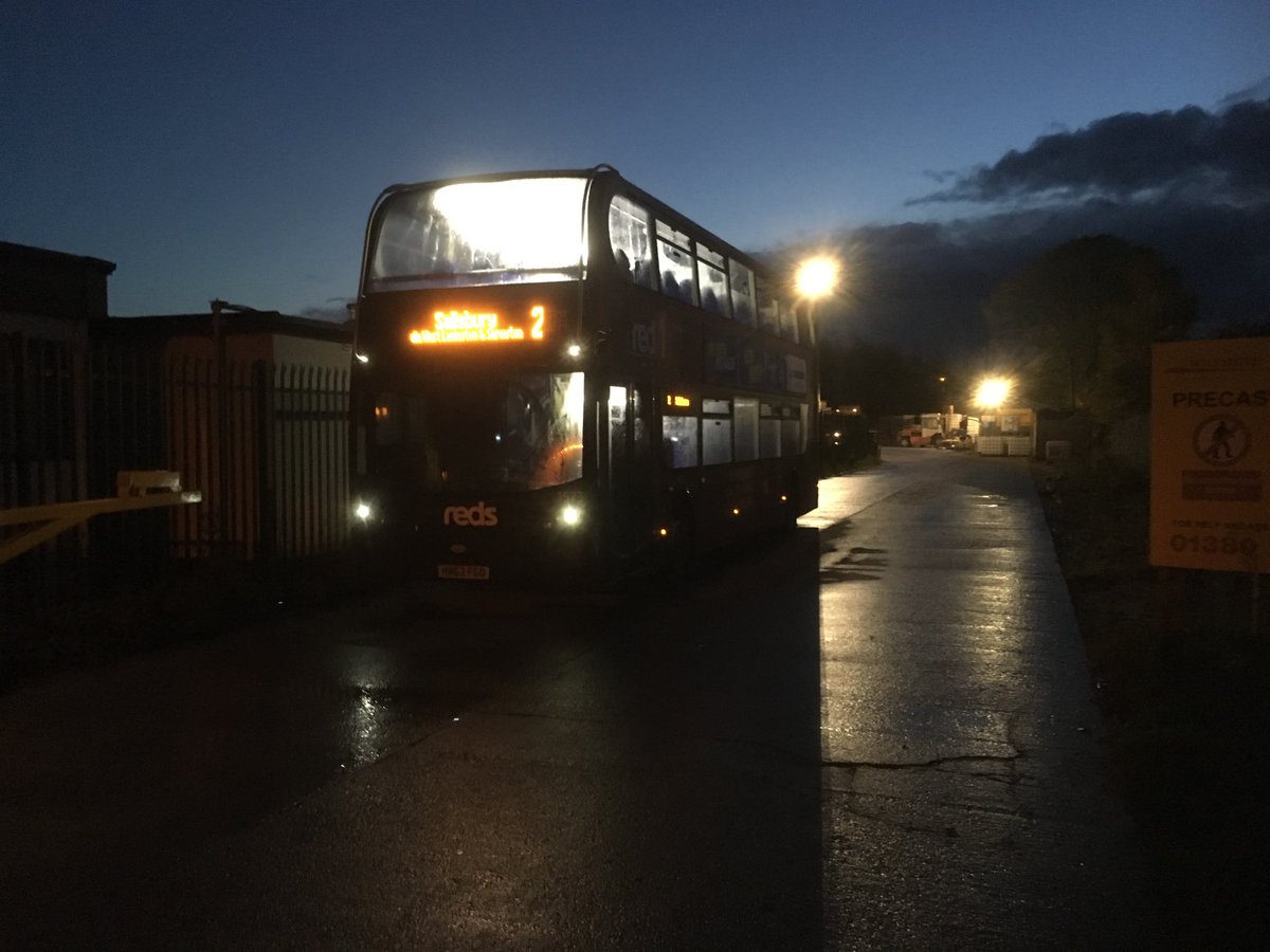 Starting in Devizes 🇬🇧 keeping the services running 🚌