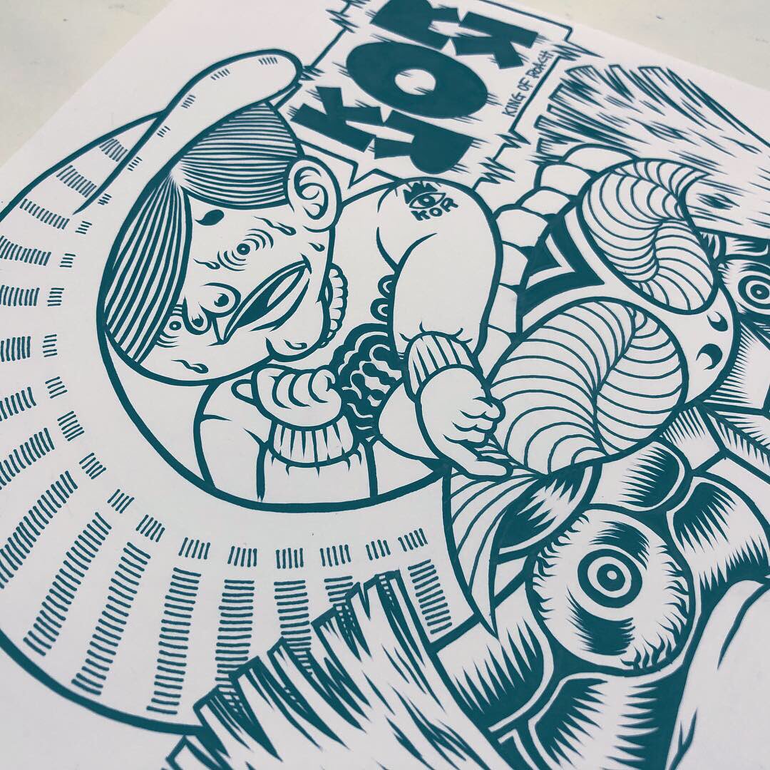 KingofRoach's tweet photo. 逆さ絵 喰うか喰らうか喰われるか
#kingofroach #design #art #drawing #illustration #illustrator #ぺんてる #skateboard #sk8 #graffiti #monster #イラスト #penart #soldier #zombies #zombie #alien #horror #デパート屋上の乗り物上級 https://t.co/5qMhZbcK3N