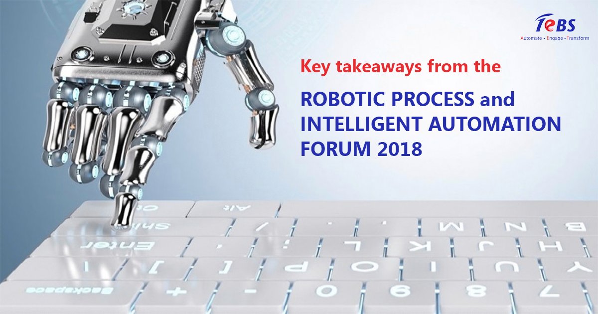 Total_ebiz's tweet photo. TeBS recently attended the Robotic Process &amp; Intelligent Automation Forum 2018 in Singapore. Read some key takeaways here: https://t.co/rXUVxse9Gx

#RPA #RoboticProcessAutomation #IntelligentAutomaton #DigitalTransformers #DigitalIsTheFuture https://t.co/Ekvcey1lHH