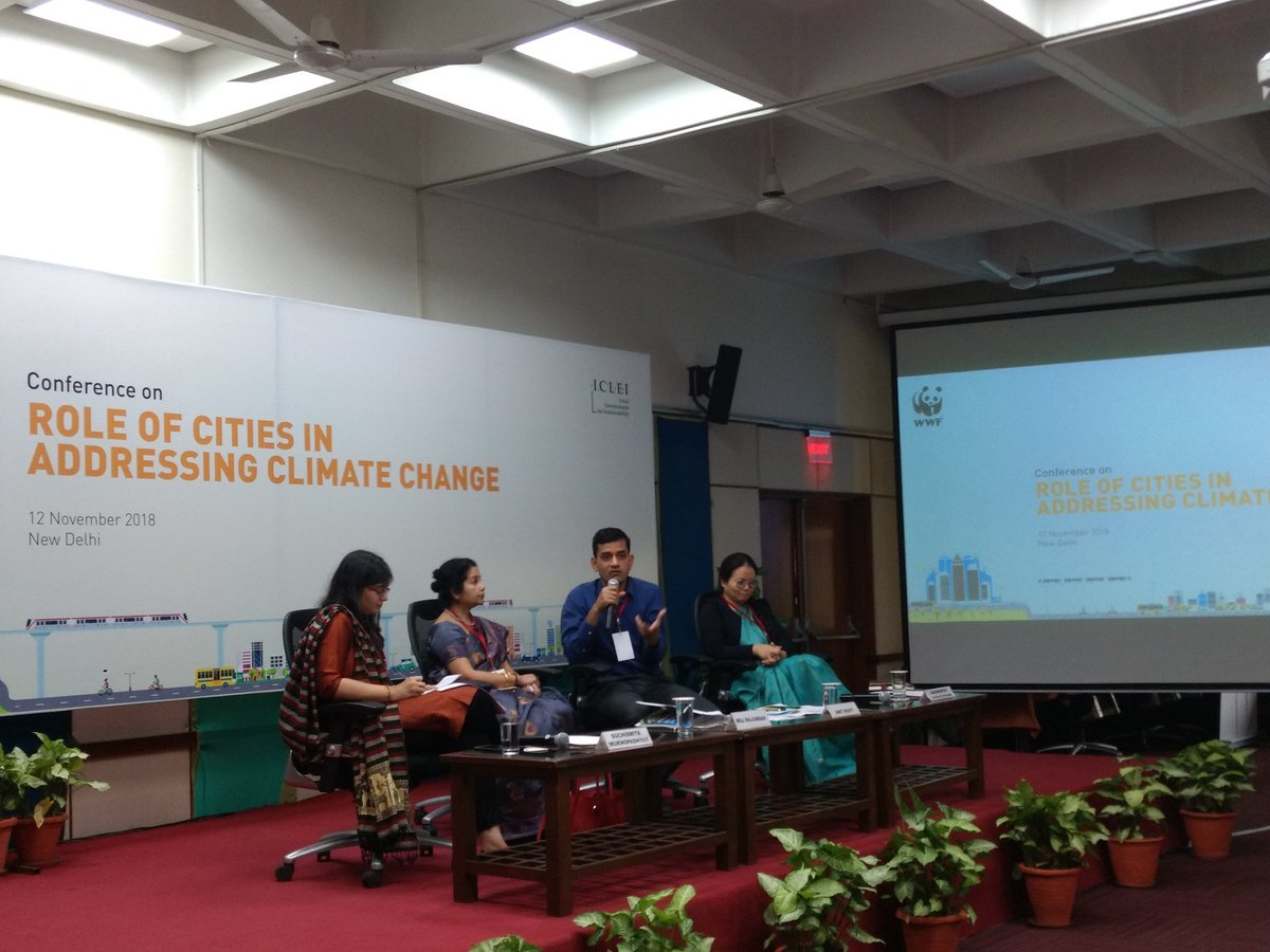 Need to create a framework for the right infrastructure in #cities in order to encourage people to switch from #motorized to non- motorized #transportation, says Mr Amit Bhatt, Director- Integrated Urban Transport, <a href="/WRIIndia/">WRI India</a>