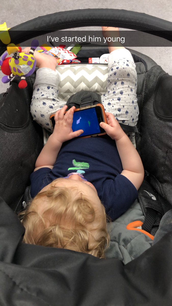 AmandaLeverett's tweet photo. When your ten month old is more active on your Twitter account than you are. I guess he just wanted to share about his cat fishing success https://t.co/LniB9EGKVC