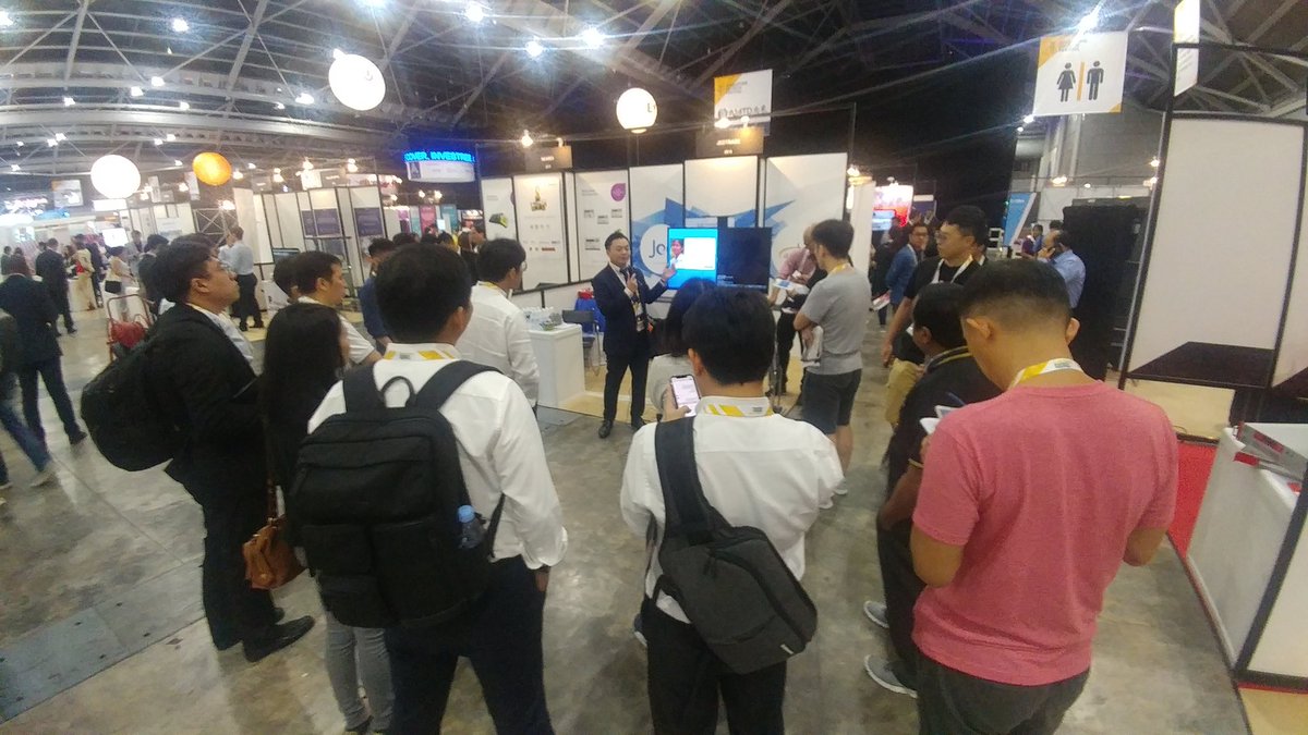 JupiterChain's tweet photo. Demo session happening right now at booth 2B18. 

@sgfintechfest #SFF2018 https://t.co/g2PtoiKgPF