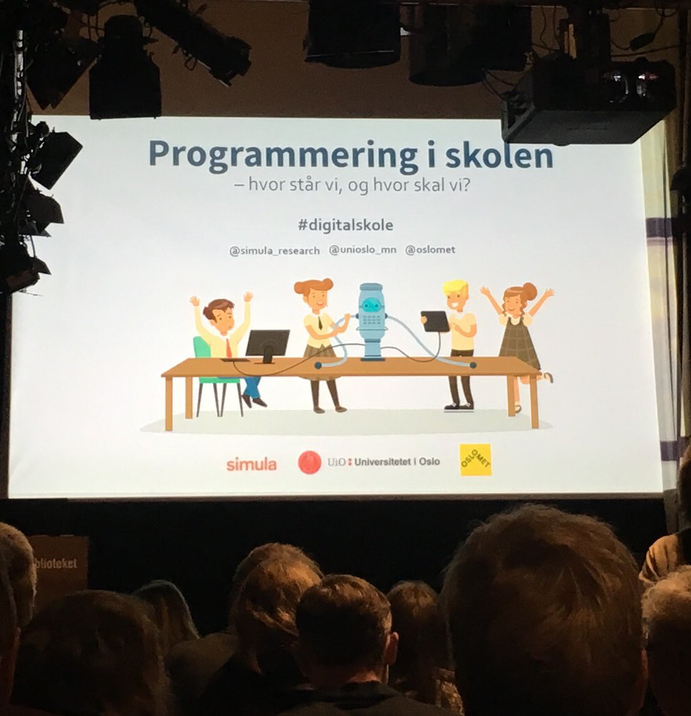 Realfagssenter's tweet photo. Vi står overfor mange endringer i skolen. Spørsmålet er hvordan vi håndterer dem. #forberedelser #realfagskommune #skedsmokommune #programmeringiskolen #fagfornyelsen #FIKS #digitalskole @simula_research @unioslo_mn @OsloMet https://t.co/OYRYrFOhNm