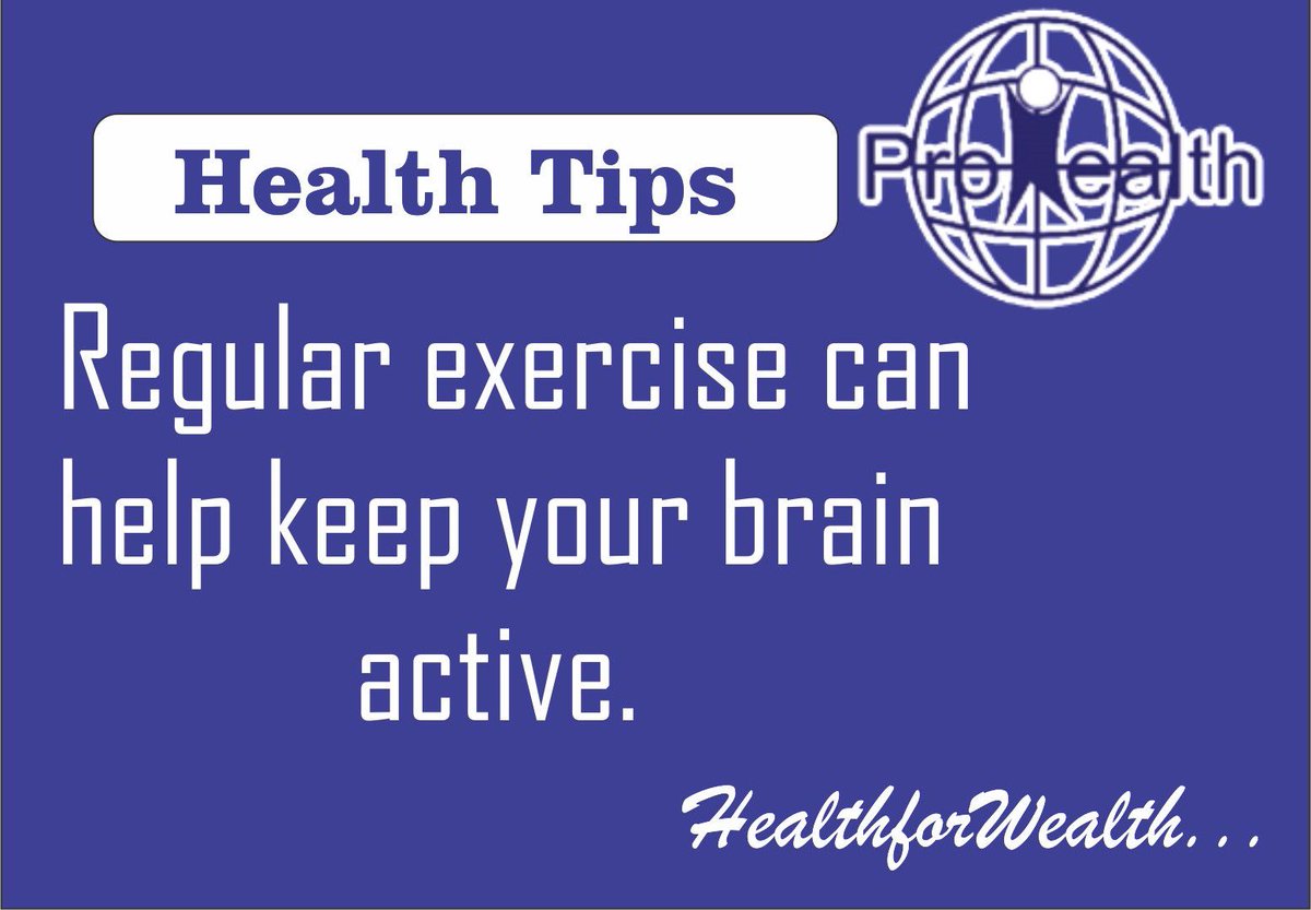 ProHealthHMO's tweet image. Keeping your #brain active MATTERS.
#healthtips #activebrain #matters #monday #motivation