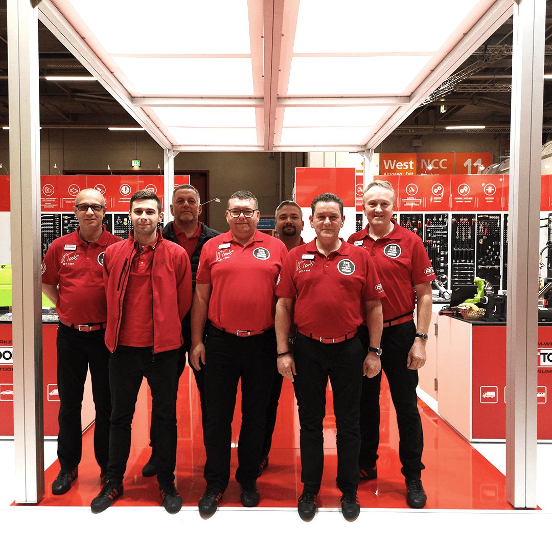 100qm. Sieben Mann. Unser Team auf der Stahlgruber Leistungsschau in Nürnberg.