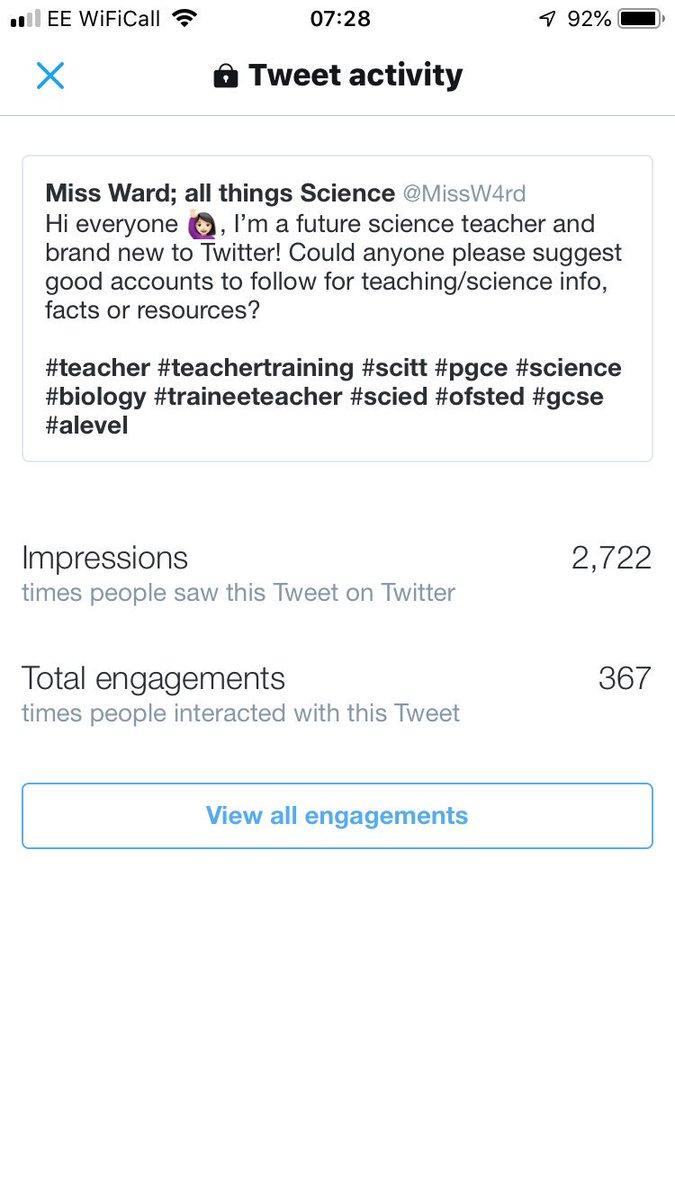 I am absolutely bowled over by the support of the teaching community! I tweeted this chain with only 1 follower, see below all of the interactions. Thank you everyone!
