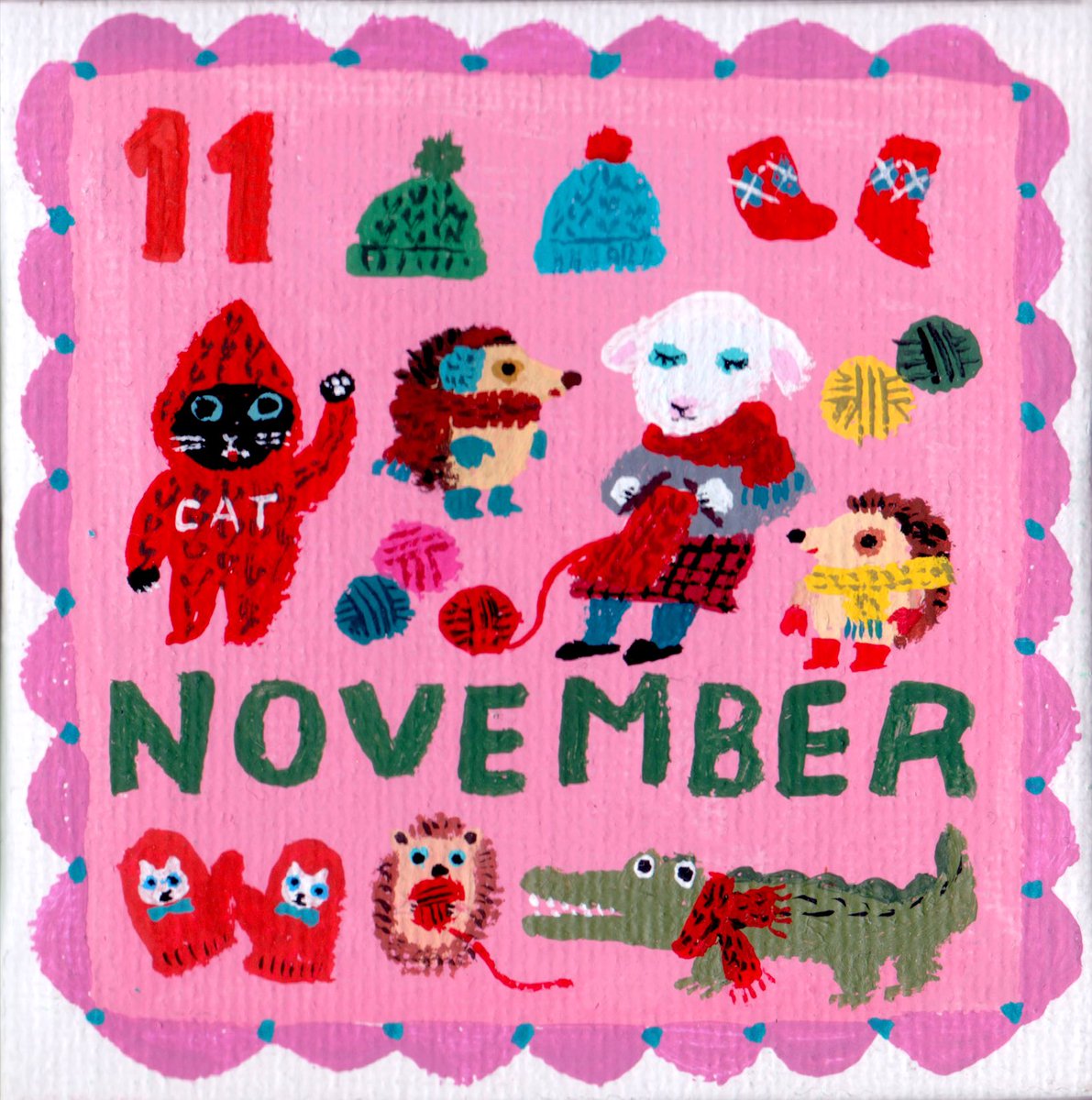 11月11日

編みものはお任せください