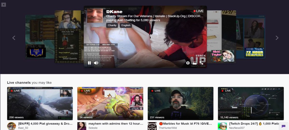 ShanghaiSix's tweet photo. Front page of #Twitch with @jayyycgee ripping the leg hair from @d_kaneofficial for 5100 people for @StackUpDotOrg #StackUpSleepover here at @RioVegas @TheWallLounge
The torture continues for #veterans here:
https://t.co/ilEBgiuD6b https://t.co/YNFMPakZKX