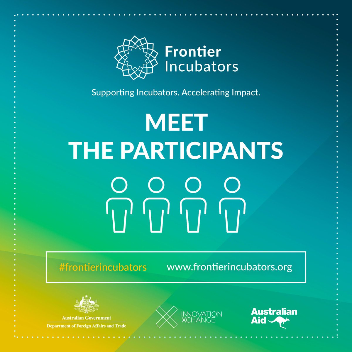 We are very honored to be a part of the Frontier Incubators capacity building program. Frontier Incubators is an initiative of the Australian Government Department of Foreign Affairs and Trade (@dfat_iXc).  
#FrontierIncubators  
buff.ly/2Fe9563