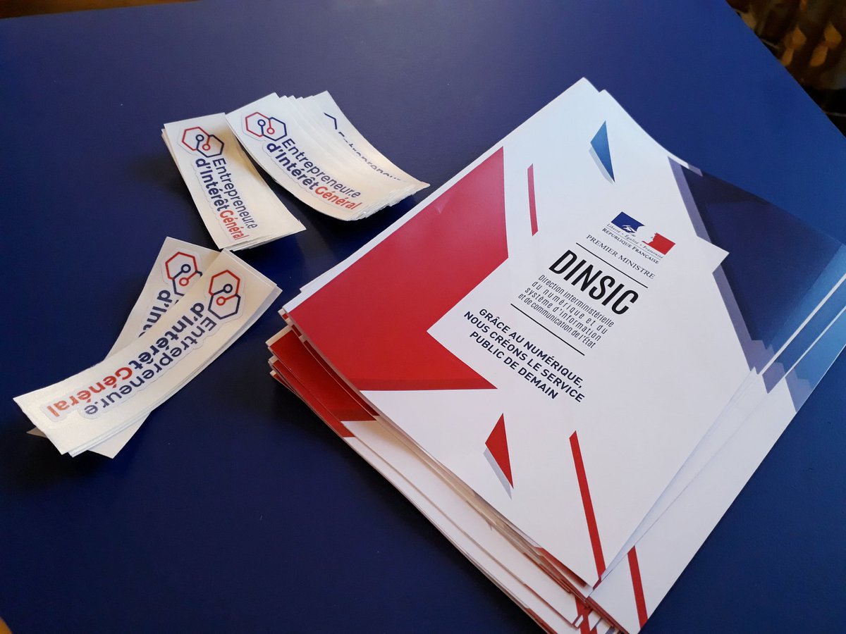 C'est parti pour une journée de démos made in DINSIC au #GovTechSummit ! 
<a href="/eigforever/">Entrepreneur(e)s d'intérêt général</a> @_FranceConnect_ et <a href="/BetaGouv/">beta.gouv.fr</a> vous attendent pour vous présenter leurs outils et méthodes. 
📍RDV sur notre stand, salon des Arcades de l'Hôtel de ville