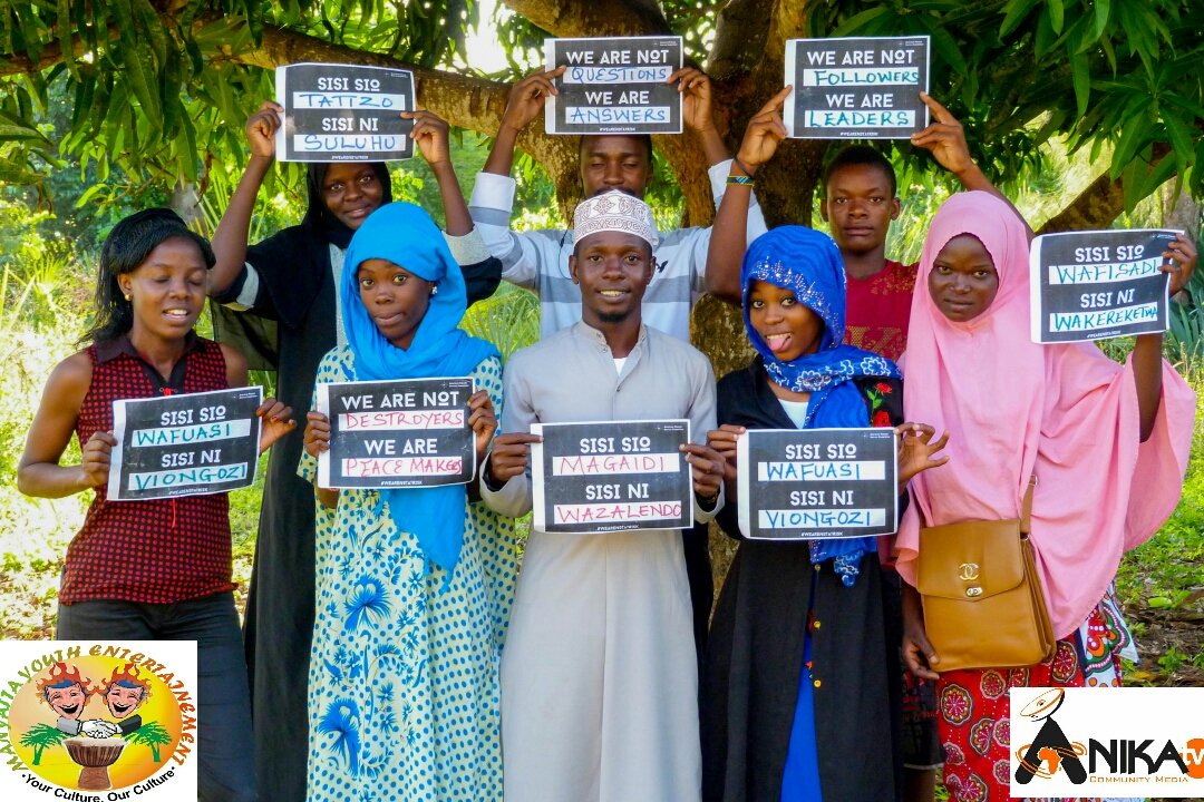 #wearenotatrisk
#Youth4liberation 
we at <a href="/AnikaTv_ke/">ANIKA COMMUNITY MEDIA</a>  pledge to be intentional in our words when we speak to or about young people. We pledge to correct media, nonprofits, and funders when they use coded language to describe youth.
<a href="/ManyattaYouth/">Manyatta Youth</a> 
<a href="/chrisokudo/">Chris Okudo</a> 
@SongoraNicholas