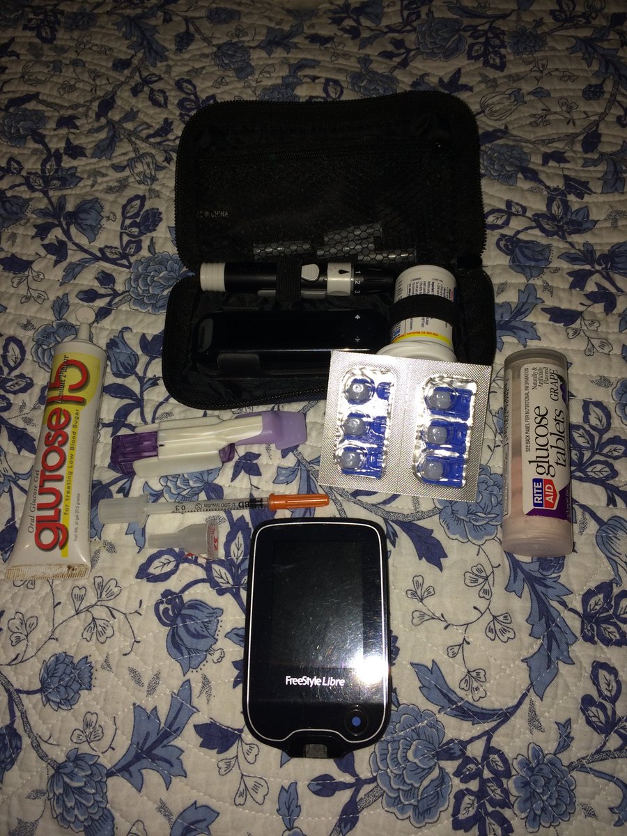 FirenzaPini's tweet photo. @BeyondType1 The first pic is my larger bag which holds about a weeks worth of diabetes paraphernalia and the second is for when I'm out for the day. https://t.co/Kjibh3OMJq