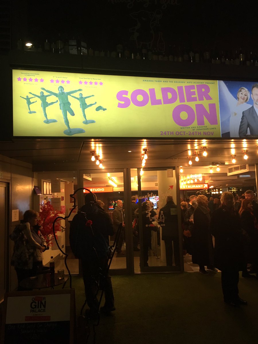 jrhstopford's tweet photo. Thanks @SoldiersArtsA for the thought provoking &amp; super Soldier On play. Funny &amp; moving in equal measure - must see to remind us 100 years on there are still many #veterans who need help. Thanks for promoting @nfassociation &amp; @PoppyLegion born from the ashes of WW1 &amp; here to help https://t.co/k0PxXHwh27