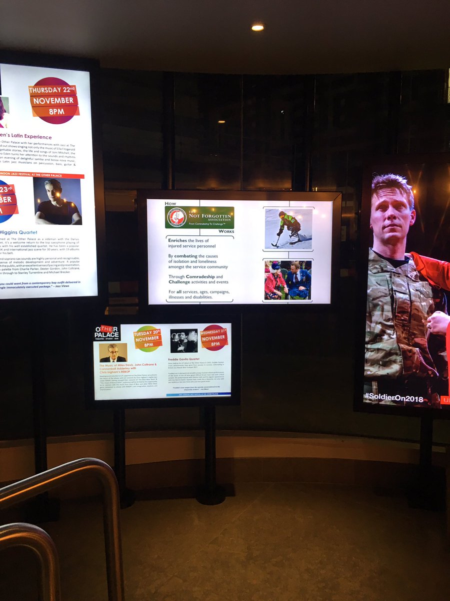 jrhstopford's tweet photo. Thanks @SoldiersArtsA for the thought provoking &amp; super Soldier On play. Funny &amp; moving in equal measure - must see to remind us 100 years on there are still many #veterans who need help. Thanks for promoting @nfassociation &amp; @PoppyLegion born from the ashes of WW1 &amp; here to help https://t.co/k0PxXHwh27