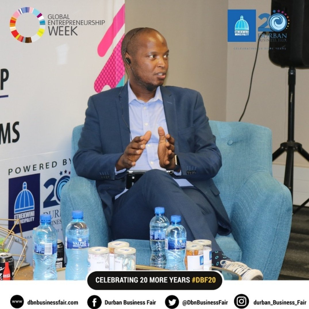 DBNBusinessFair's tweet photo. Our resident MC, Mr @iamsbuzondi, looking as cool as a cucumber!!!
The first day of the #GEWDurban, and it continues all week...
The #DBFConversations are underway...
#DBF20... #DBF21 loading https://t.co/0oiO3VoTCG