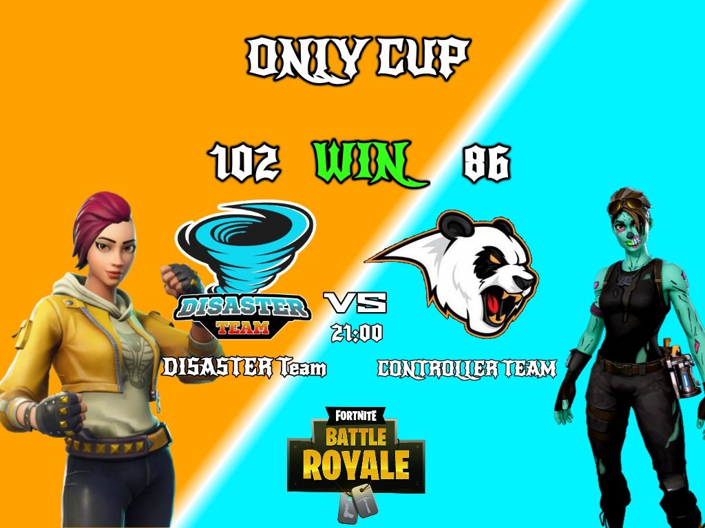 TeamDisasterESP's tweet photo. BUENOS DIAS😀

NUESTROS CHICOS de FORTNITE(PS4) SE IMPUSIERON ayer ante @TeamController por un 102-86 en la #OnlyCup. GG!

Partido donde nuestros chicos hicieron lo mejor que podian hacer..💪

Poco a poco, se van haciendo mejor las cosas👍
#GoDISASTER https://t.co/ix6mSlc1xi