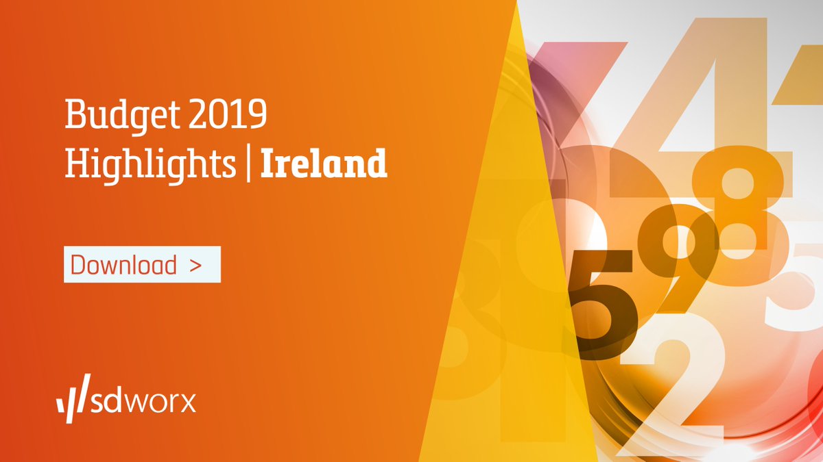 SDWorxUKI's tweet photo. It's been a month since the Irish Minister for Finance, Public Expenditure and Reform, Mr. Paschal Donohoe @Paschald presented his #Budget19 speech. 
Check out our  guide to help you understand how this impacts your #payroll https://t.co/IC0DurdOEo https://t.co/PaVULMm5PJ