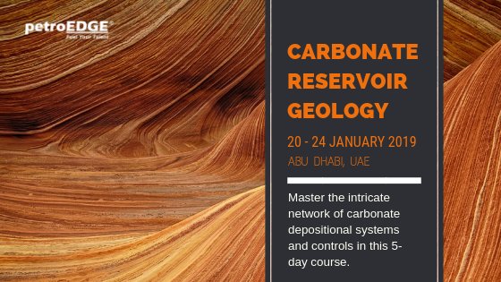 petroEDGE's tweet photo. Master the intricate network of carbonate depositional systems and controls. This 5-day course has been designed to develop skills in understanding the geometry and petrophysical characteristics of carbonate reservoirs. Learn more: https://t.co/3WOfEkPyJl

#oilindustry #Training https://t.co/AguQtIC1wK