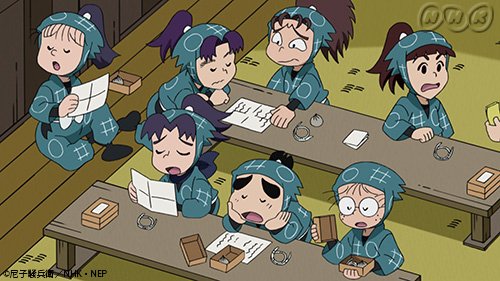 Nhkアニメ 忍たま 今日から26シリーズ新作後半戦スタートです 今日は 一年は組の煙玉の段 一年は組 メン総出演 宿題の煙玉作りを教えてもらおうと 火薬にくわしい立花仙蔵先輩のもとへ T Co W3v6z11gki T Co Hrqhjytpsv Twitter