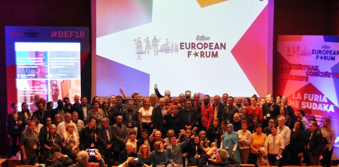_EuropeanForum's tweet photo. Thanks all for making #BEF18 possible this weekend in #Bilbao! Now it's time to turn all the debates & initiatives discussed into action. Check the #FinalDeclaration online & continue working together for a #leftist #progressive #social #ecological #Europe https://t.co/UZTMOepqTm https://t.co/3klXEHvtuQ
