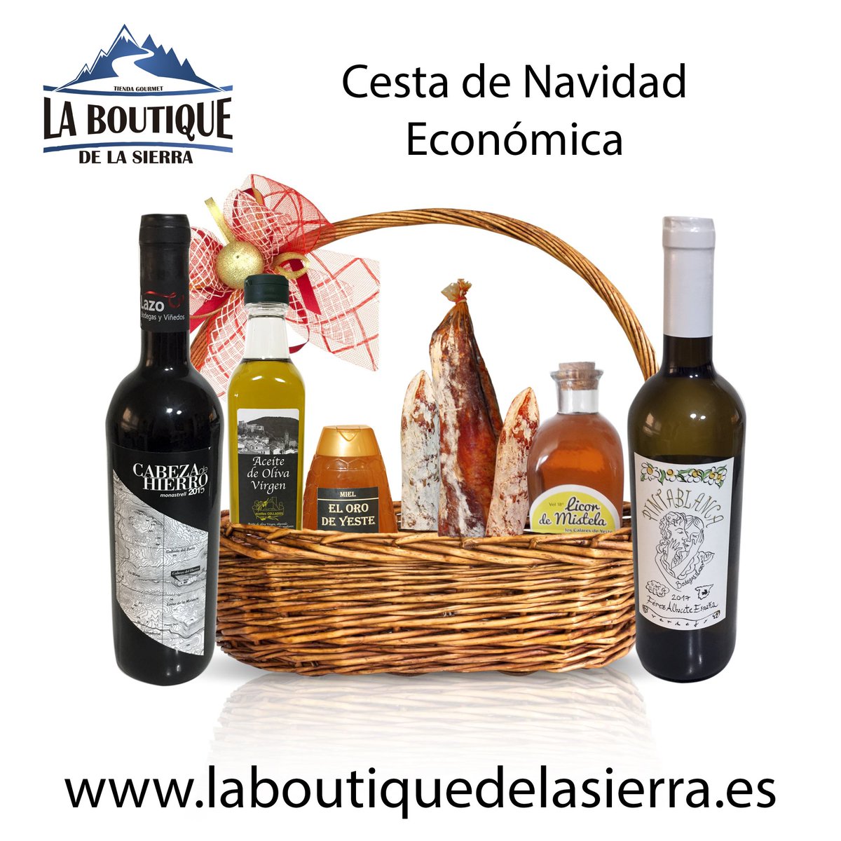 BoutiqueSierra's tweet image. Se aproxima la Navidad, ¿Has pensado ya que regalar? Sorprende a tus familiares y amigos con nuestras cestas de Navidad, los mejores productos de la Sierra del Segura seleccionados para tí. Comparte un pedazo de la Sierra de Albacete con tus seres queridos
laboutiquedelasierra.es