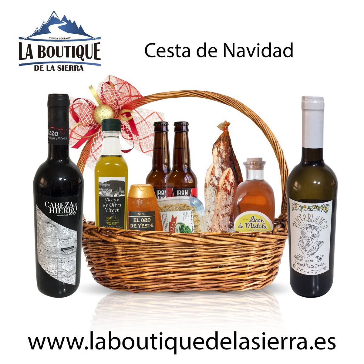 BoutiqueSierra's tweet image. Se aproxima la Navidad, ¿Has pensado ya que regalar? Sorprende a tus familiares y amigos con nuestras cestas de Navidad, los mejores productos de la Sierra del Segura seleccionados para tí. Comparte un pedazo de la Sierra de Albacete con tus seres queridos
laboutiquedelasierra.es