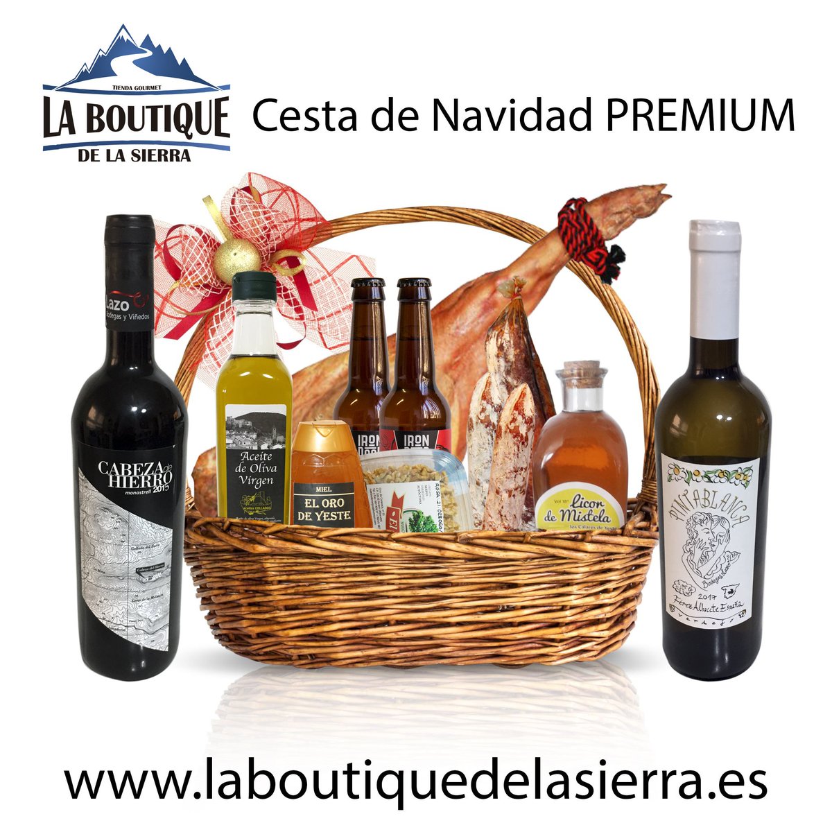 BoutiqueSierra's tweet image. Se aproxima la Navidad, ¿Has pensado ya que regalar? Sorprende a tus familiares y amigos con nuestras cestas de Navidad, los mejores productos de la Sierra del Segura seleccionados para tí. Comparte un pedazo de la Sierra de Albacete con tus seres queridos
laboutiquedelasierra.es