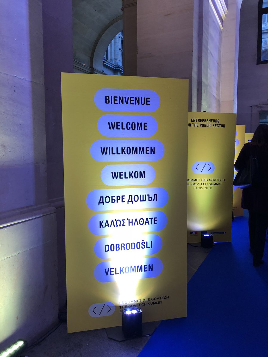 anked's tweet photo. #GovTechSummit18 startet in Paris im beeindruckenden Rathaus der Stadt. Als Vertreterinnen des Bundestages (#BTADA) bin ich mit @EskenSaskia hier. Wir sind die Vorhut, die übrige Delegation kommt zum #IGF2018 am Nachmittag. https://t.co/BKI3QxOp3F