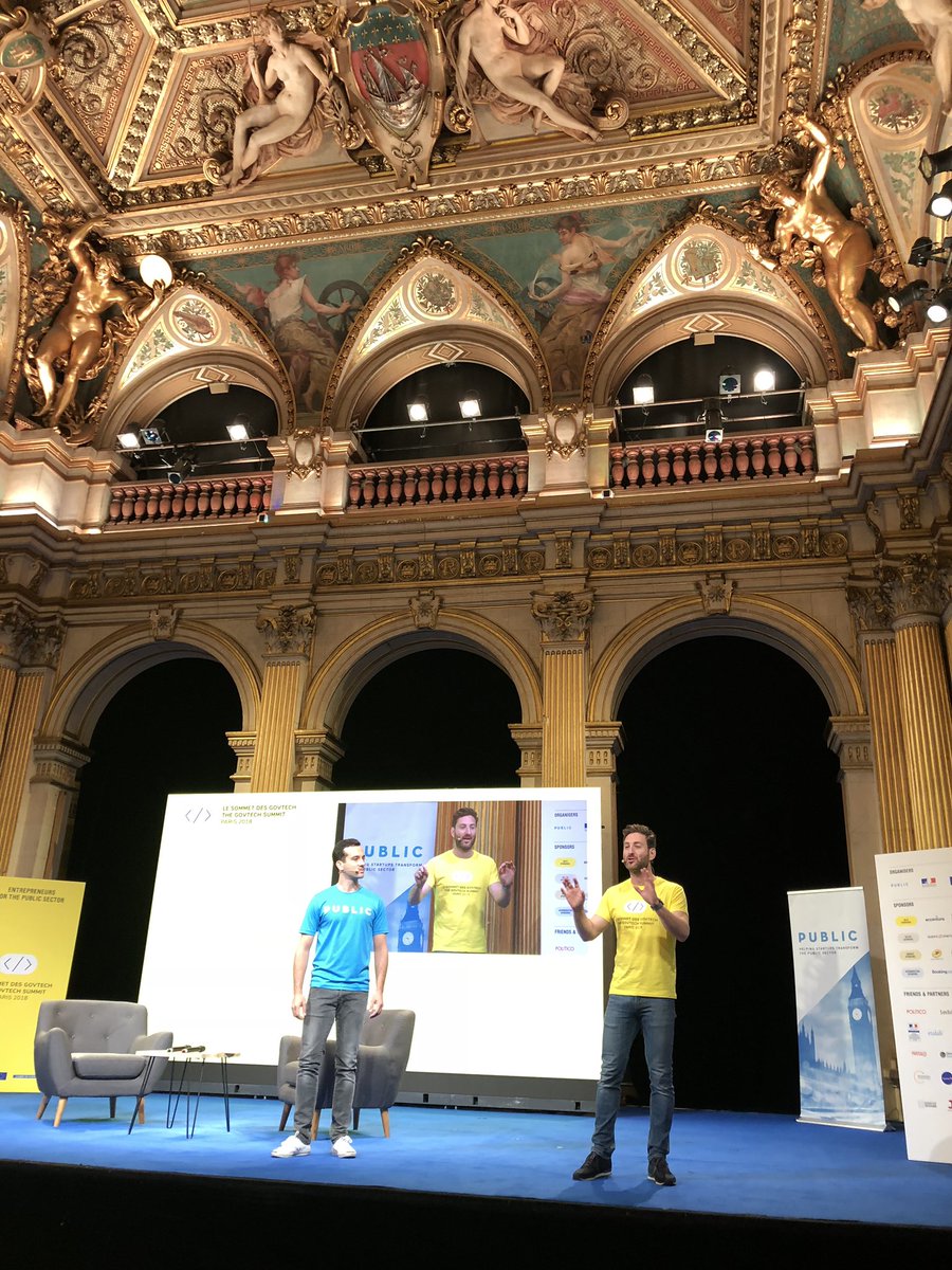 anked's tweet photo. #GovTechSummit18 startet in Paris im beeindruckenden Rathaus der Stadt. Als Vertreterinnen des Bundestages (#BTADA) bin ich mit @EskenSaskia hier. Wir sind die Vorhut, die übrige Delegation kommt zum #IGF2018 am Nachmittag. https://t.co/BKI3QxOp3F