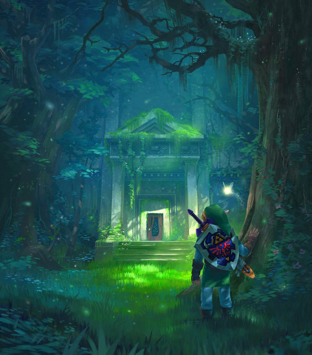 JWulen's tweet photo. Los Templos de The Legend of Zelda: Ocarina of Time (1998) para Nintendo 64 imaginados por el Artista Tom Garden (@TomGarden45). https://t.co/BDNrfvbt9L