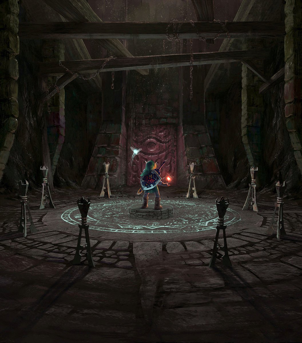 JWulen's tweet photo. Los Templos de The Legend of Zelda: Ocarina of Time (1998) para Nintendo 64 imaginados por el Artista Tom Garden (@TomGarden45). https://t.co/BDNrfvbt9L
