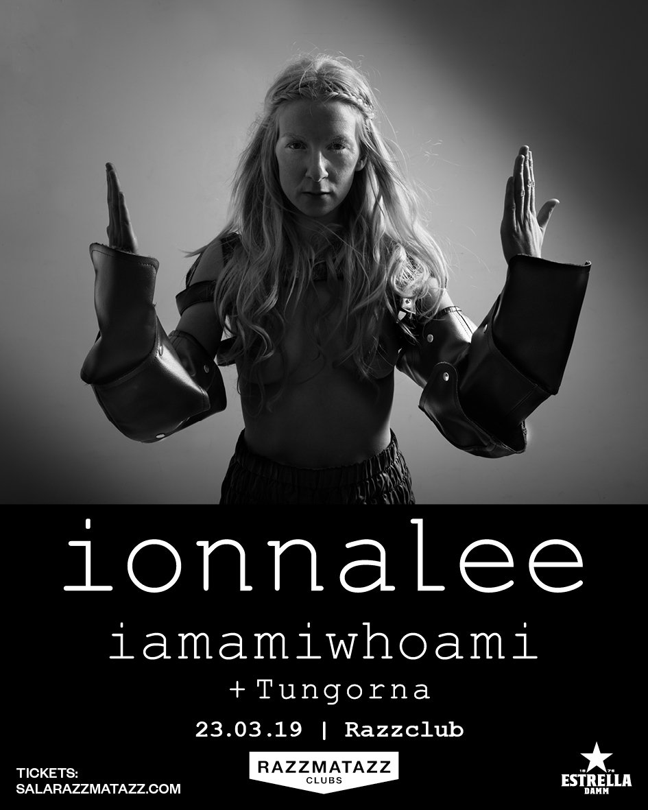 23.03.19 @ionnalee | @_iamamiwhoami_ @ Razzclub.
Entradas ya a la venta: http://bit.ly/ionnalee-iamamiwhoami-razzclub … 🖤
#iamamiwhoami #ionnalee #EABFtour.