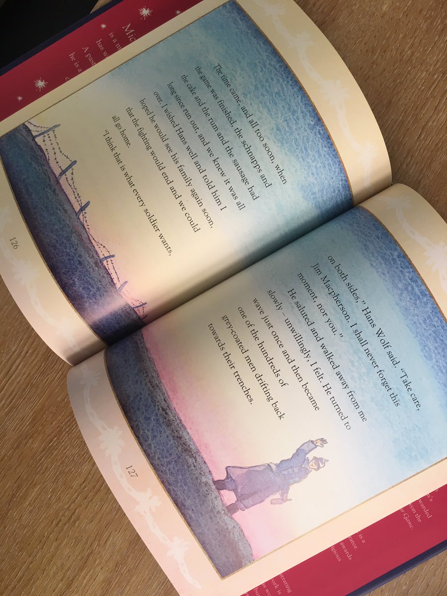 RamptonHead's tweet photo. Following on from our trip to the Games of Remembrance last week, in assembly this morning I’ll be sharing this, as told by Michael Morpurgo ~ the story of the Christmas Day football match during WW1.
#Lestweforget https://t.co/qWAt4ogbpm