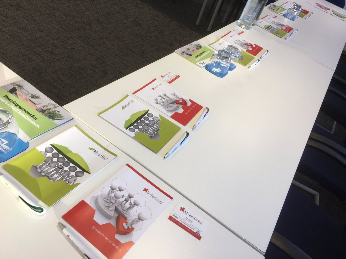 AdviserWill's tweet photo. All set up for today’s @AdviserWill training morning at @BizSpaceBristol    In #Bristol , A free session we provide to help our partners who offer our will writing service. https://t.co/094yD1p2ru