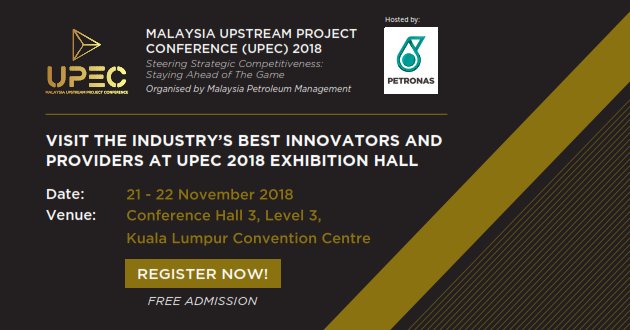 petroEDGE's tweet photo. The inaugural Malaysia Upstream Project Conference aims to share #upstream projects’ best practices, lessons learnt and cutting-edge technologies, processes, tools and methods to help increase productivity and lessen the Life-Cycle Cost. Register here now: https://t.co/vYTS9q8En6 https://t.co/WgTTgo2sfs