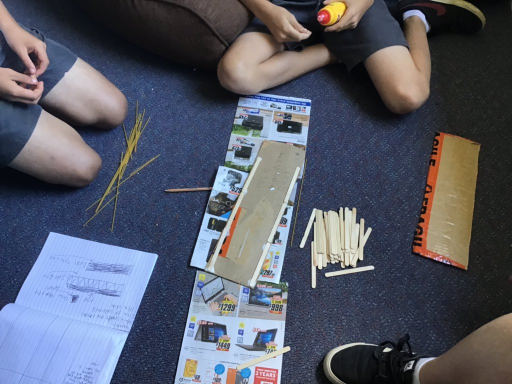 Some more photos of the STEM projects that the students are working on. Bridge building at its finest. <a href="/TeachingSTEM/">Teaching STEM</a>
