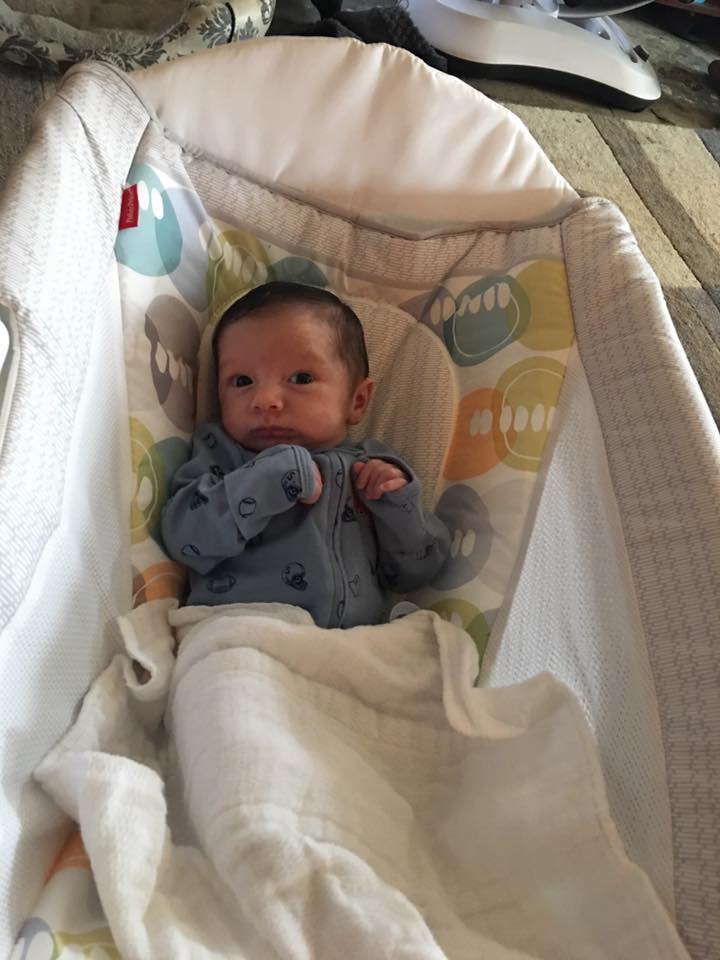 This past week was the due date of my grandson, Wyatt Malcolm. He's been with us since Oct.15, 2018. He came 3 - 4 weeks early. He was so tiny, even preemie outfits were big on him. He's a good baby.  He's healthy, growing &amp; such a Blessing from God.